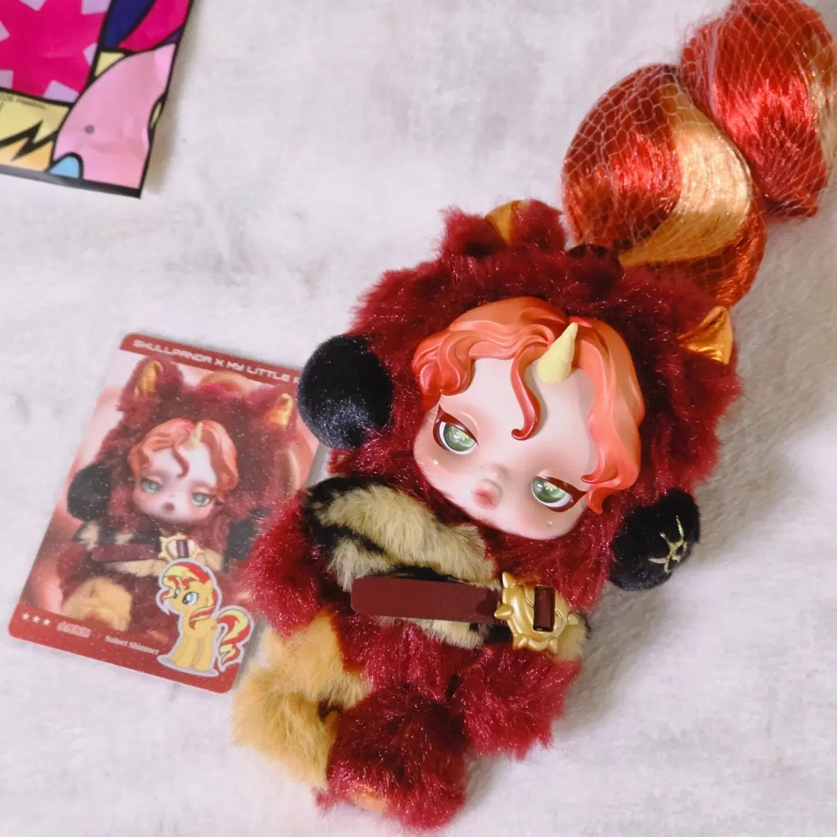 Popmart スカルパンダマイリトルポニーシークレットドールキーリング